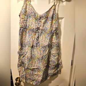 Aerie Thin Strap Floral Dress